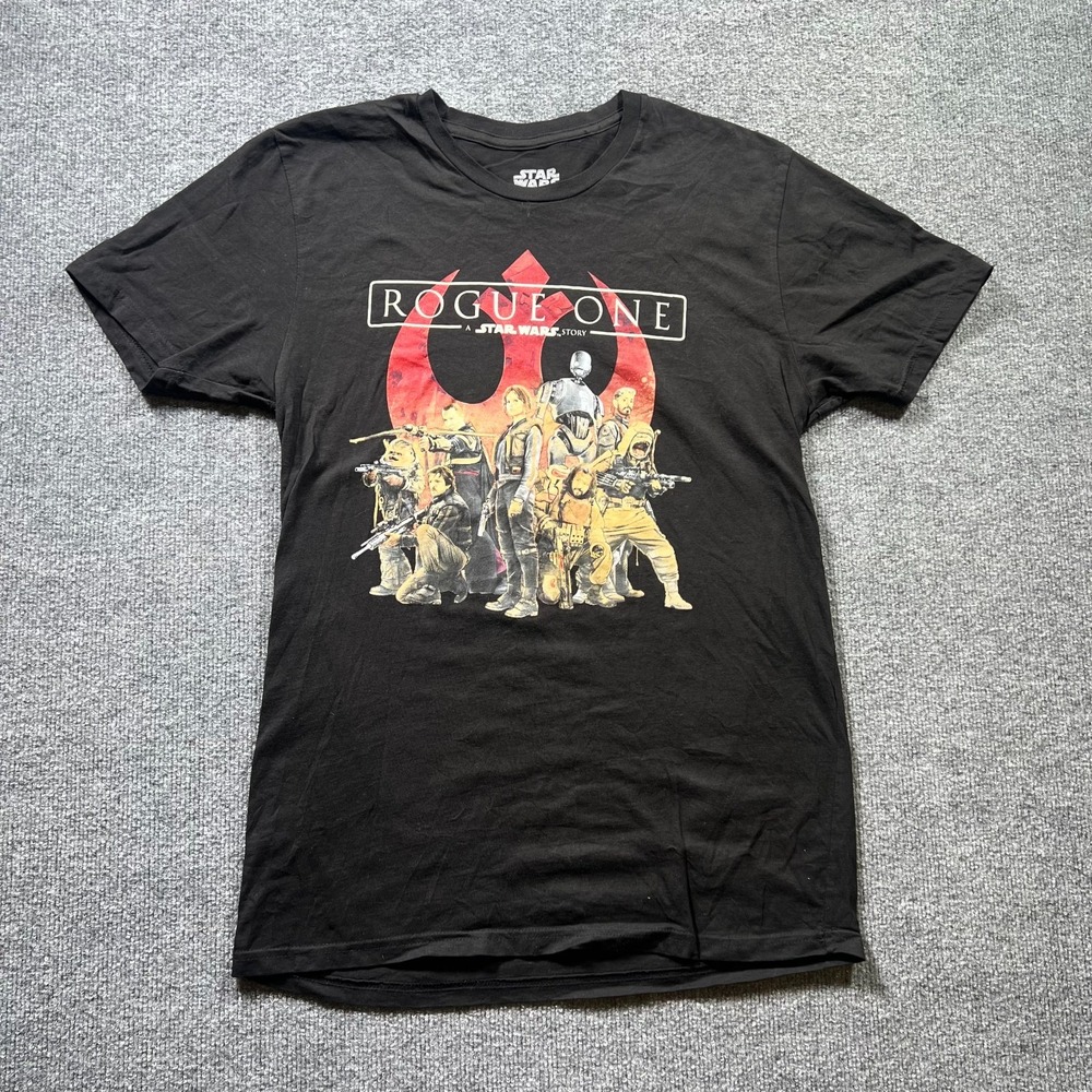Star Wars Rogue One T-Shirt Mens L Black We Love Fine Short Sleeve Graphic Tee